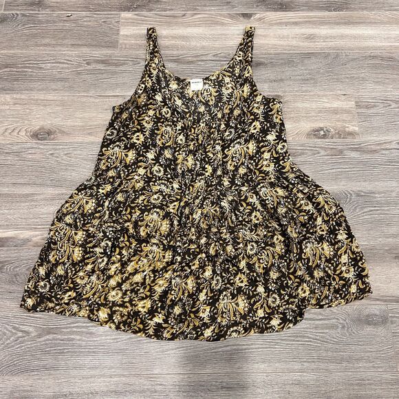 Intimately Free People Multicolor Paisley Printed Ruffle Boho Tank Top Sz Med - Picture 6 of 8